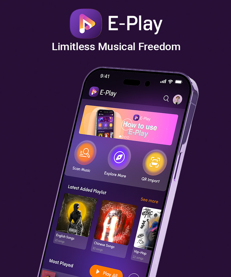 E Play Music App Platform